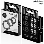 ADDICTED TOYS - CONJUNTO DE ANÃIS DE SILICONE MODELO 1